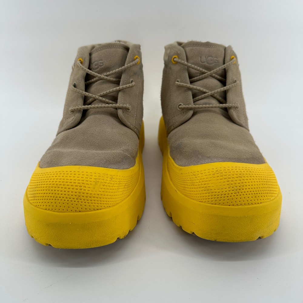 UGG Classic Mini Urban Tech Waterproof Boots Dune Canary Yellow Men 1112451 S 10